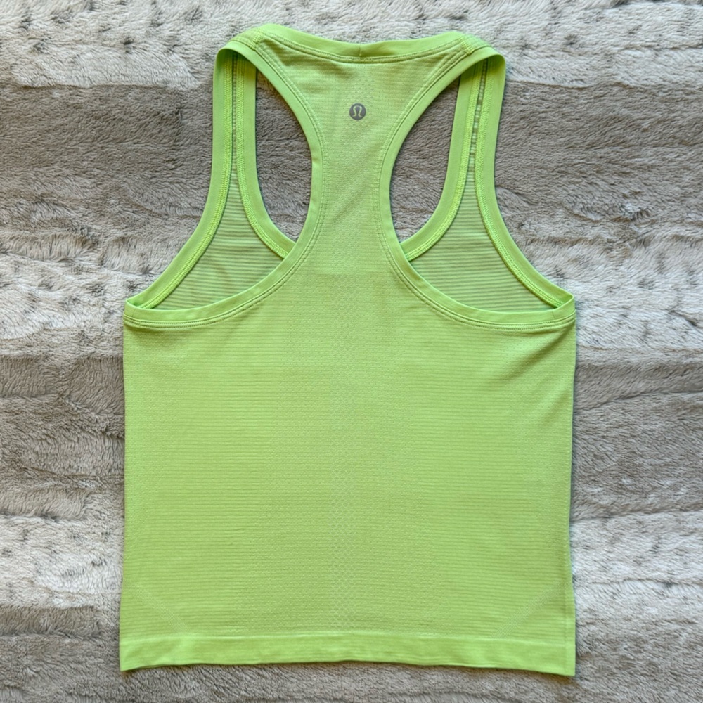 Lululemon Swiftly Tech Racerback 2.0 *Race Length in Neo Mint / Neo Mint Size 4 - Picture 6 of 13